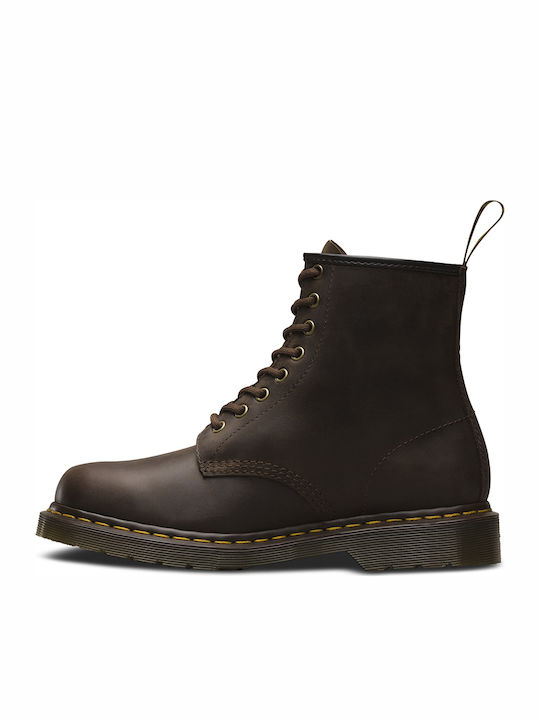 1460 Crazy Horse Leather Brown Boots