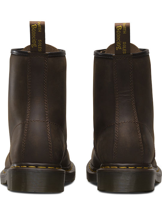 1460 Crazy Horse Leather Brown Boots