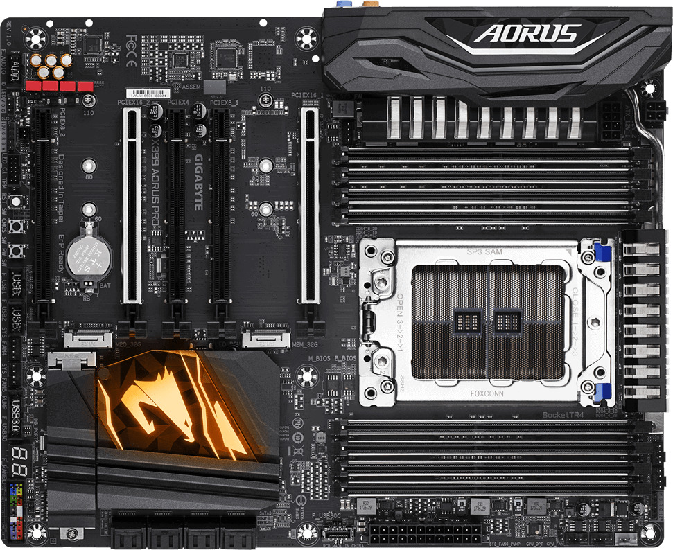 Gigabyte X Aorus Pro rev Motherboard ATX με AMD TR Socket Skroutz gr