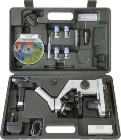 Bresser Junior Set Biological Educational Monocular Microscope USB 40-1024x
