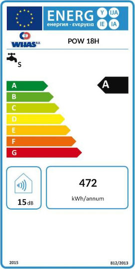 Wijas Pow-18H Wall Mounted Electric Three-Phase Instant Water Heater for Central Installation 18kW