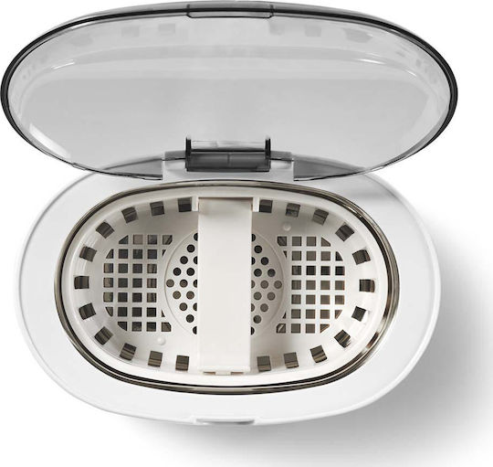 Nedis Ultrasonic Cleaner 600ml Inox with Digital Timer