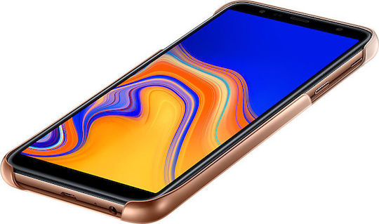 Samsung Official Gradation Cover Umschlag Rückseite Kunststoff Gold (Galaxy J4+)