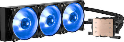CoolerMaster MasterLiquid ML360 RGB Edition Υδρόψυξη Επεξεργαστή Τριπλού Ανεμιστήρα 120mm