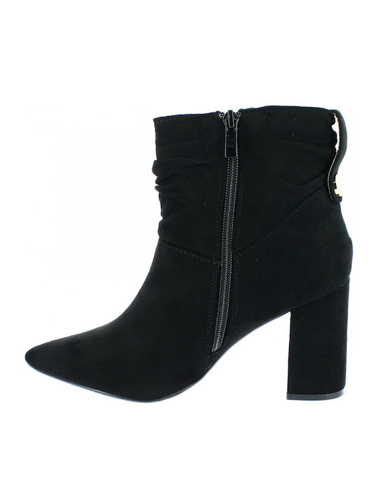 IQ Shoes JB18436 Women's Ankle Boots with High Heel Black