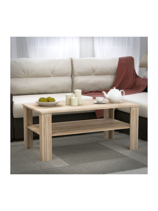 Rechteckig Couchtisch Dean Sonoma L110xB60xH48cm