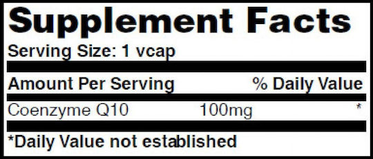Haya Labs Συνένζυμο Q10 high Potency 100mg 60 κάψουλες