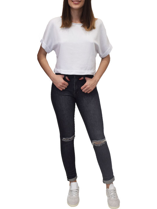 Women's Pants Salt & Pepper | Isabel Ripped | Womens Pants Anthracite