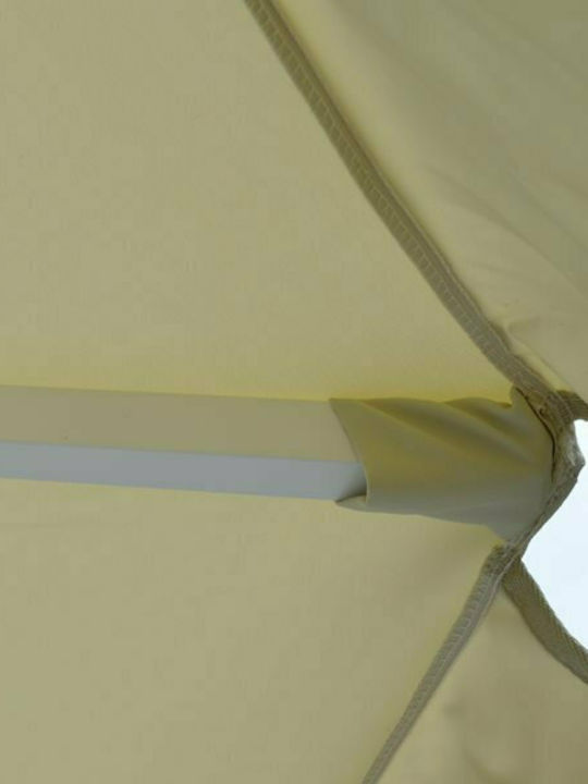 Professional Umbrella Floor Round Aluminum Alu Ecru D2.2m