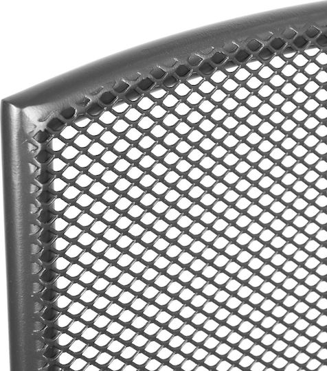 Outdoor-Stuhl Metallisch Elijah Anthracite 43x62x89εκ.