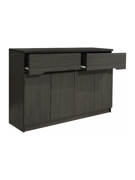 Bufet JOLENE cu Sertare Zebrano 120x40x80cm
