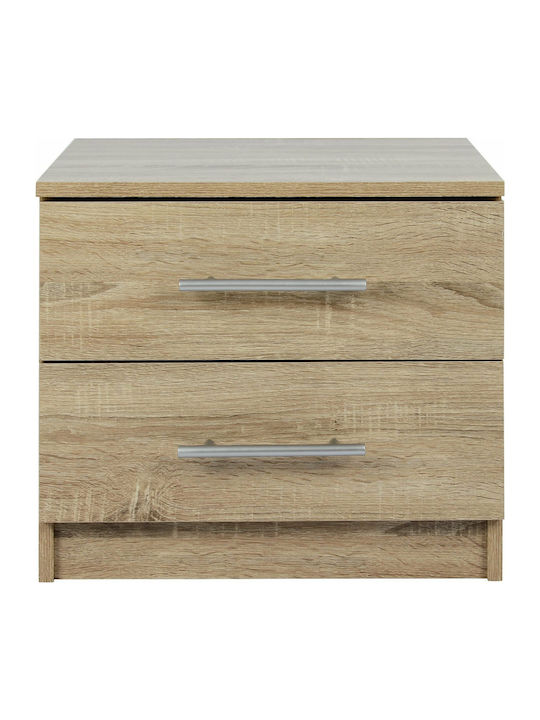 Κομοδίνο Chelsea Ξύλινο Sonama 48x40.5x41.5cm