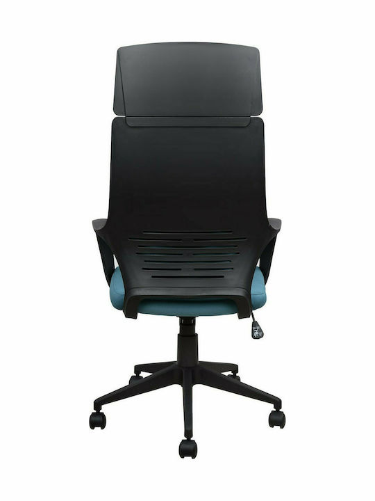 HomeMarkt Anivia Καρέκλα Διευθυντική με Ανάκλιση Γκρι Σιελ & Ποδι Μαυρο