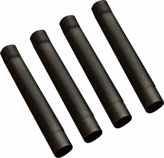Floor Детско Легло Двуетажно Единично Черен за Матрак 90x190см