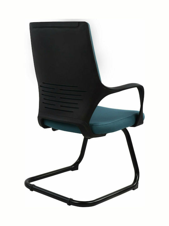 Πολυθρόνα Επισκέπτη Centric με Μπράτσα Μπλε 63.5x59x94.5cm