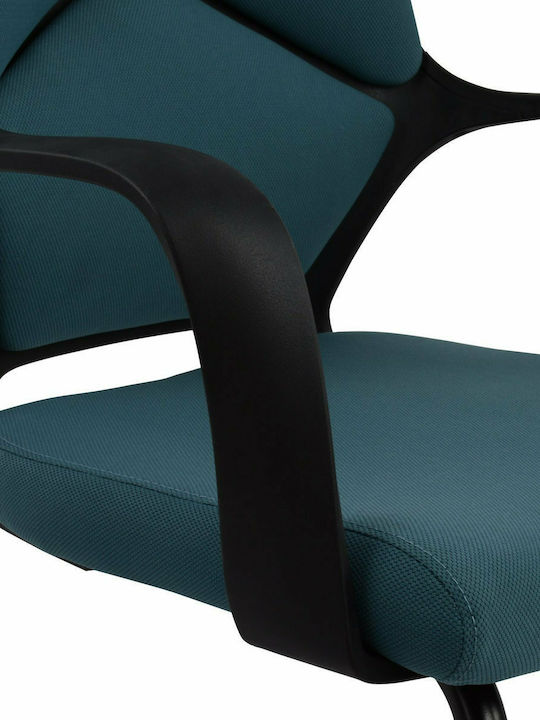 Πολυθρόνα Επισκέπτη Centric με Μπράτσα Μπλε 63.5x59x94.5cm