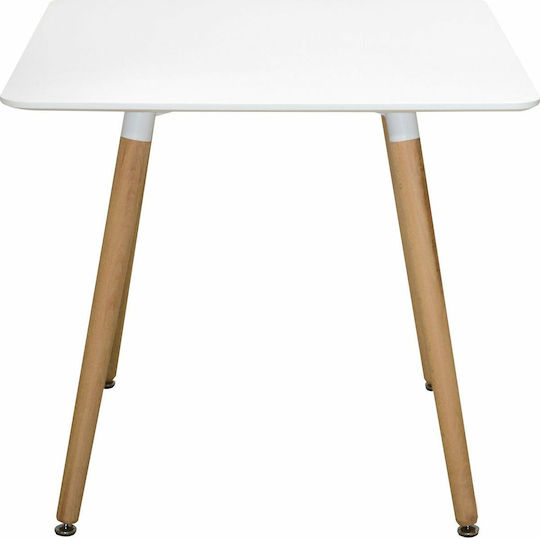 Minimal Table Kitchen Wooden 80x80x74cm