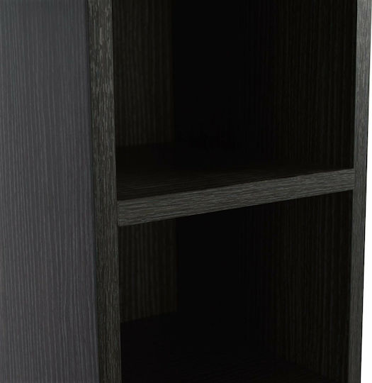 Computer Büro Charley Holz mit Bücherregal Zebrano 100x55x136cm