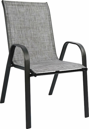 Outdoor Dining Set BRUNO 7pcs Gray
