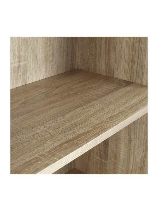 Βιβλιοθήκη Ensley Μπεζ 60x30x180εκ.