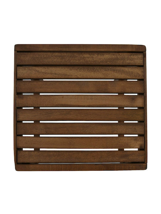 Stool Outdoor Koli Walnut 40x40x45cm