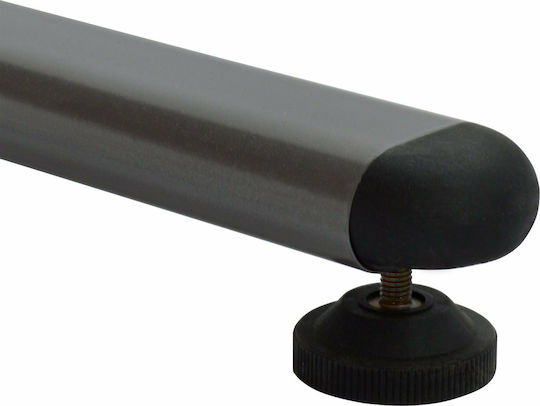 Офис Бюро Wenge Дървено Сиво / Wenge С Метални Крака 120x72x75см