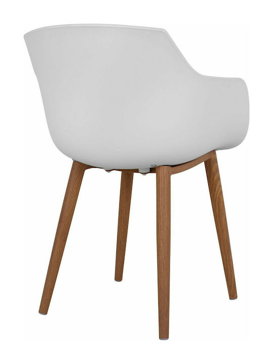 Lucie Dining Room Polypropylene Armchair White 56x57x80cm