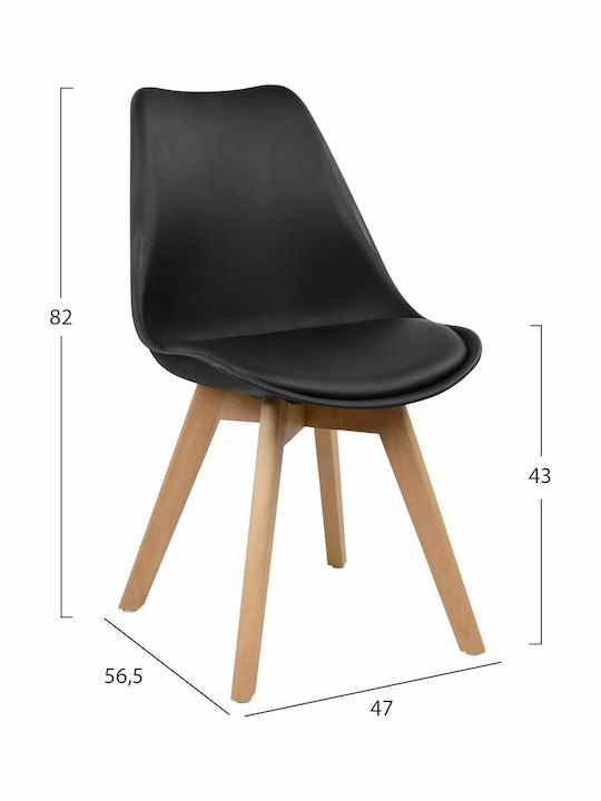 Sufragerie VEGAS 5buc Sonama / Negru 110x70buc