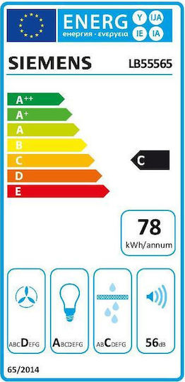 Siemens Mecanism de Absorbție 53cm Inox