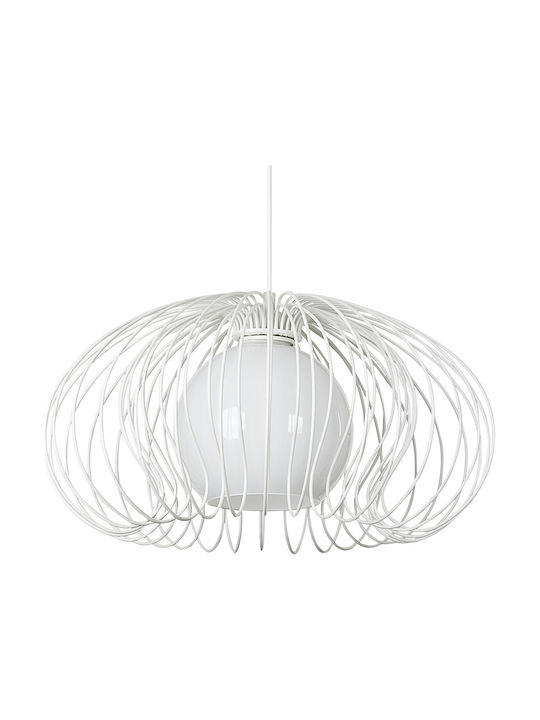 Nowodvorski Mersay Pendant Light Single-Light for Socket E27 White