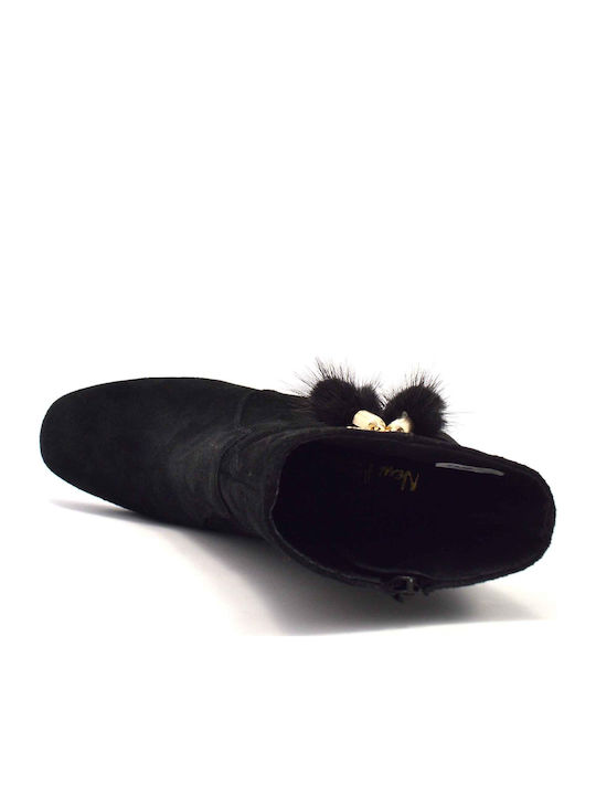509 Suede Γυναικεία Μποτάκια Αστραγάλου Μαύρα