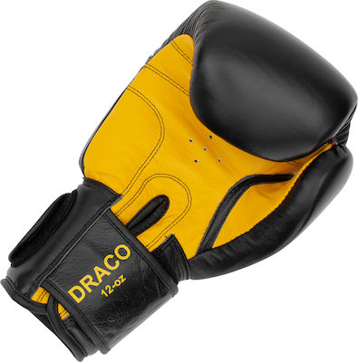 Benlee Draco Leather Boxing Competition Gloves Black