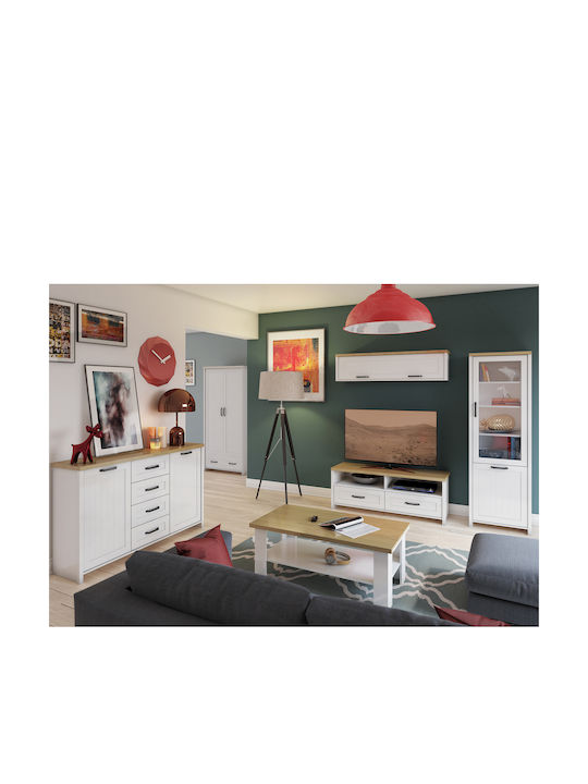 Телевизионно Мебел Verne Sonoma Д137.9xДл45xВ52.1см