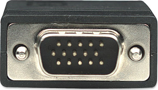 Manhattan Kabel VGA-Stecker - VGA-Buchse Schwarz 1.8m (390637)