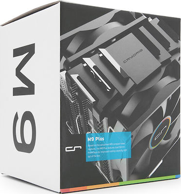 Cryorig M9 Plus Ψύκτρα Επεξεργαστή Διπλού Ανεμιστήρα για Socket AM4/115x/AM3/AM3+
