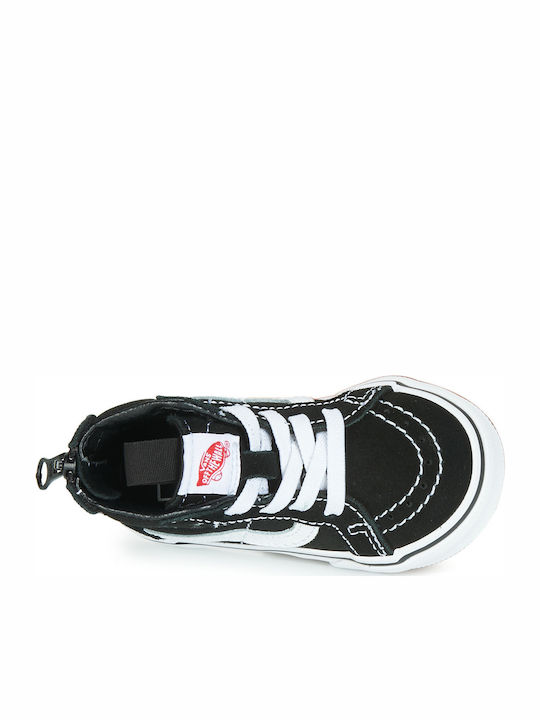 SK8-HI ZIP Kids Sneakers High Black