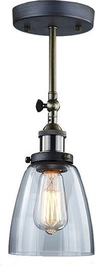 GloboStar Crucible Vintage Leuchte Wand mit Fassung E27 Gold 25.5x14x29.5cm