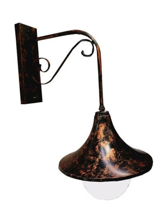 GloboStar Rust Φωτιστικό Τοίχου Μπρούτζινο 28x56εκ. GloboStar Rust Φωτιστικό Τοίχου Μπρούτζινο 28x56εκ.