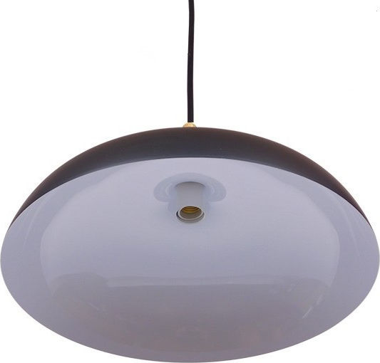 GloboStar Vallete Black Bell Pendant Ceiling Light with E27 Socket 45x27x27cm