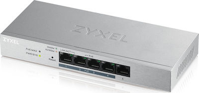 Zyxel GS1200-5HP v2 Managed L2 Switch με 5 Θύρες Gigabit (1Gbps) Ethernet