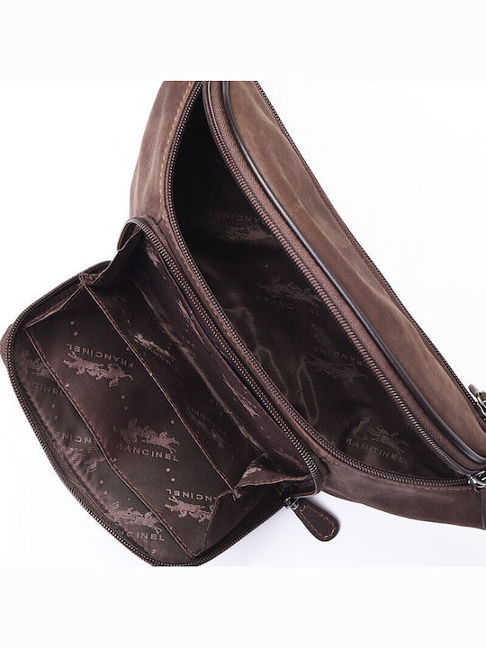 Leather Waist Bag Brown