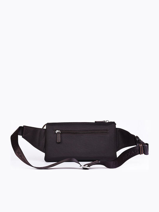 Leather Waist Bag Brown