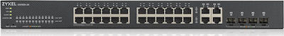 Zyxel GS1920-24HPV2 Managed L2 PoE+ Switch με 24 Θύρες Gigabit (1Gbps) Ethernet και 4 SFP Θύρες