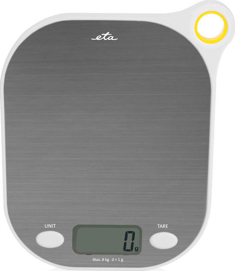 ETA Grami Ψηφιακή Ζυγαριά Κουζίνας έως 8kg Ασημί