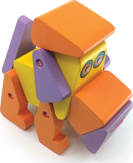 Cubika Animal Dog Acrobat made of Wood for 18++ Months