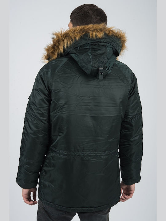 N3B VF 59 Winter Jacket Parka Green
