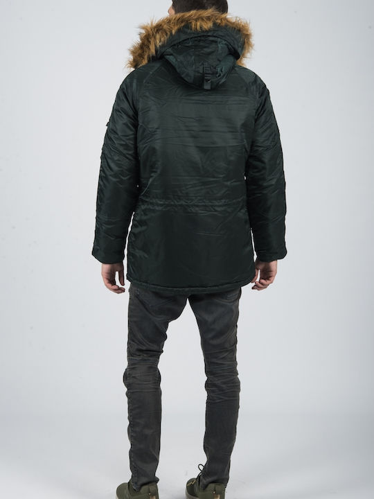 N3B VF 59 Winter Jacket Parka Green