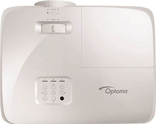 Optoma EH334 3D Проектор DLP Full HD Обикновена лампа с вградени високоговорители Бял