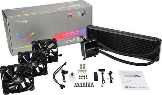 Enermax LIQTECH II 360 Υδρόψυξη Επεξεργαστή Τριπλού Ανεμιστήρα 120mm με RGB Φωτισμό