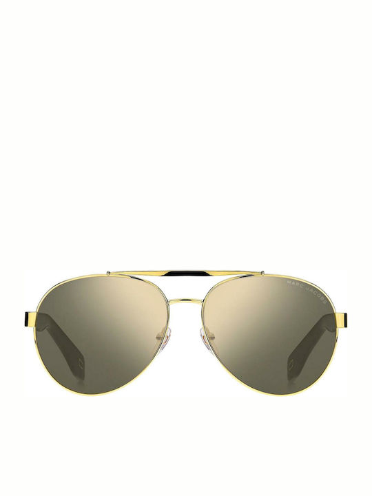 Marc Jacobs Sonnenbrillen mit Gold Rahmen und Gold Spiegel Linse MARC 341/S 2M2UE
